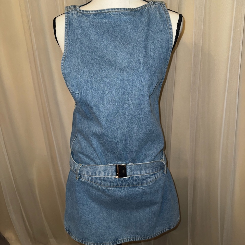 SER.O.YA Blue Denim Top